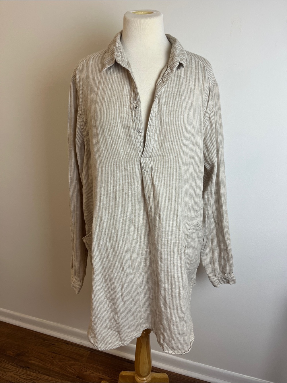 CP Shades Teton Linen Stripe Tunic